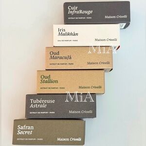 Maison Crivelli Perfume Collection Sample Spray 1.5ml (6pcs)